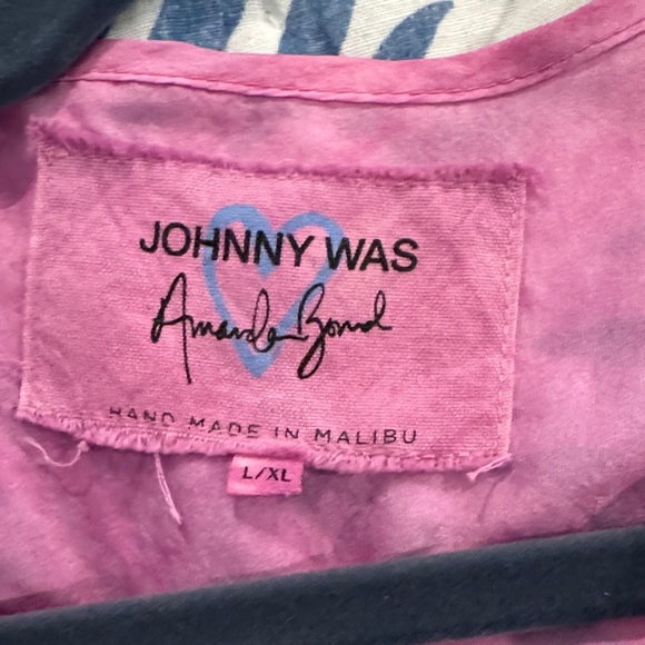 Johnny Was Pink Ruffled Blouse - Picture 3 of 4